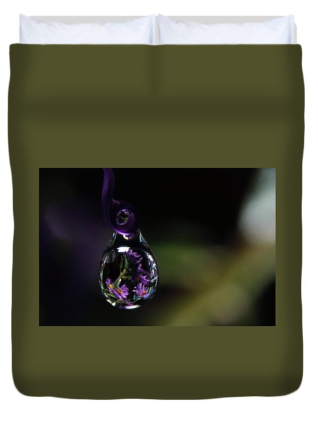 Purple Duvet Cover featuring the photograph Purple Dreams by Michelle Wermuth