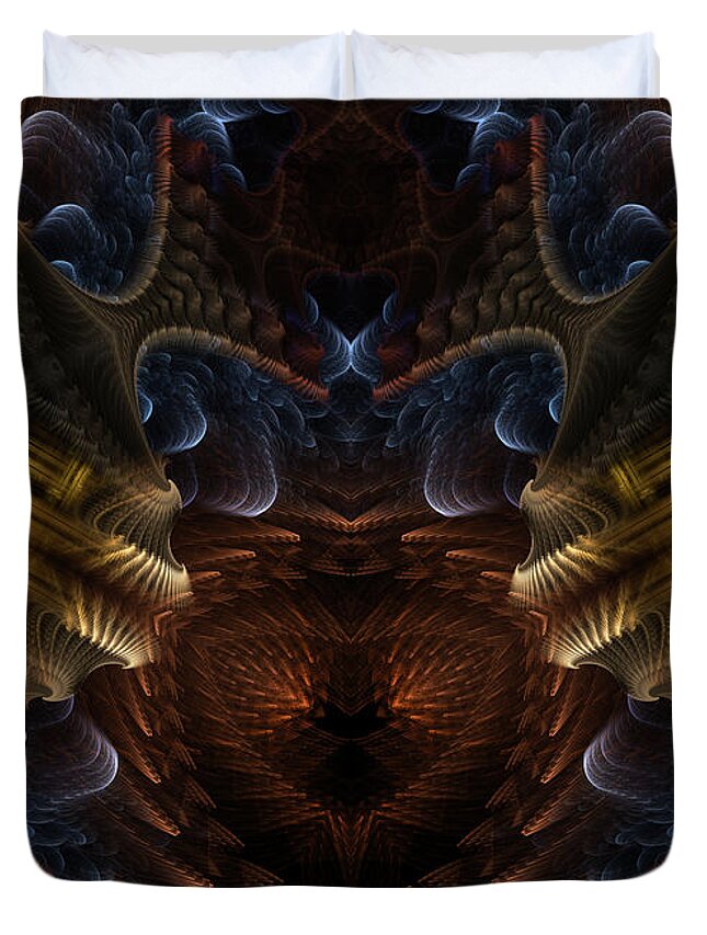 Pattern Duvet Cover featuring the digital art Pvm3prr90 by Rolando Burbon
