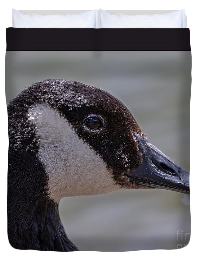 Photography Duvet Cover featuring the photograph Reflection in its Eyes by Alma Danison