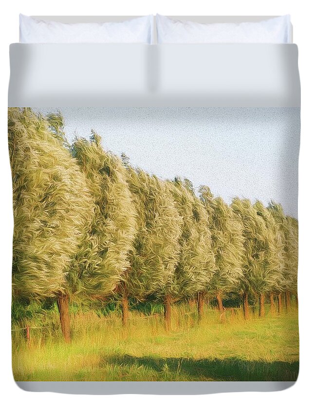 Landscape Duvet Cover featuring the photograph Remember Summer 2 by Jaroslav Buna