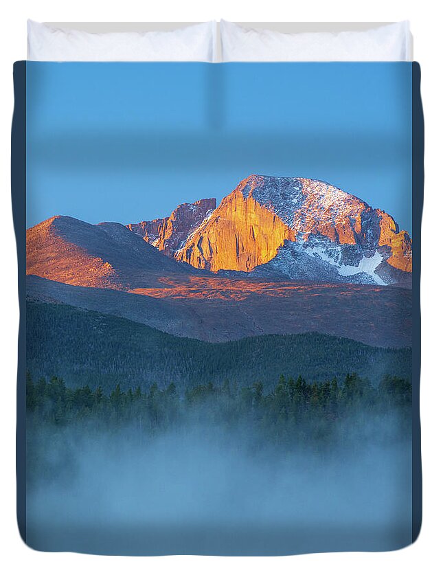 Colorado Duvet Cover featuring the photograph Rise Above by John De Bord