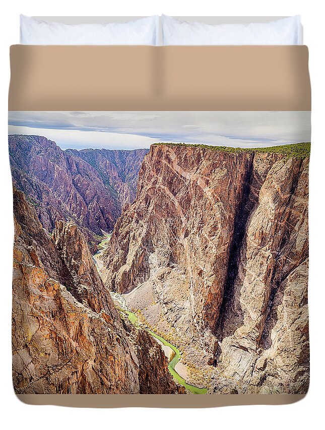 Colorado Duvet Cover featuring the photograph Rivers of Time by Eric Glaser