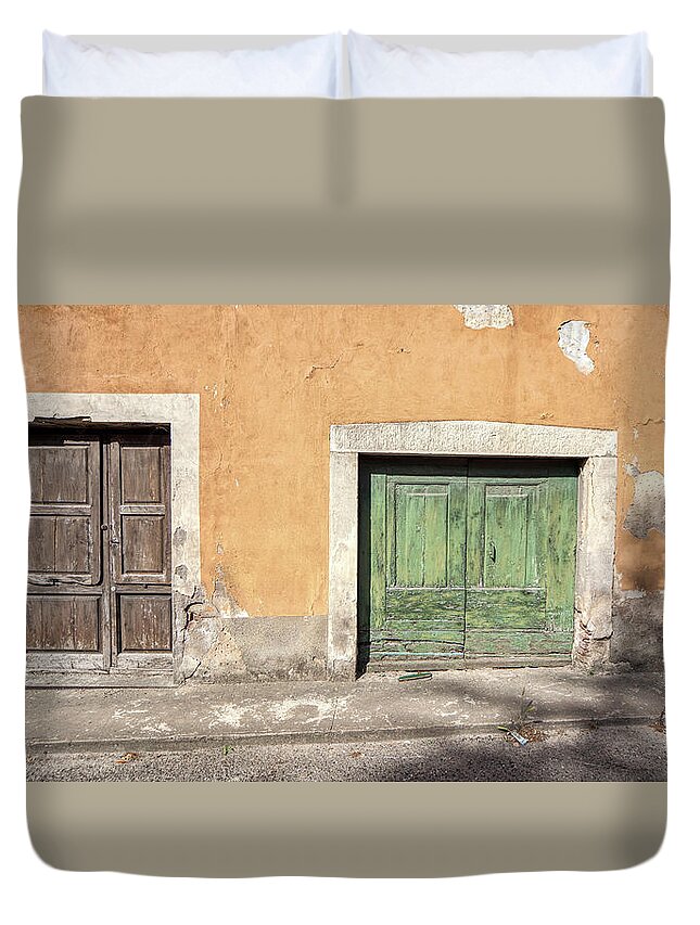 David Letts Duvet Cover featuring the photograph Rustic Tuscany by David Letts