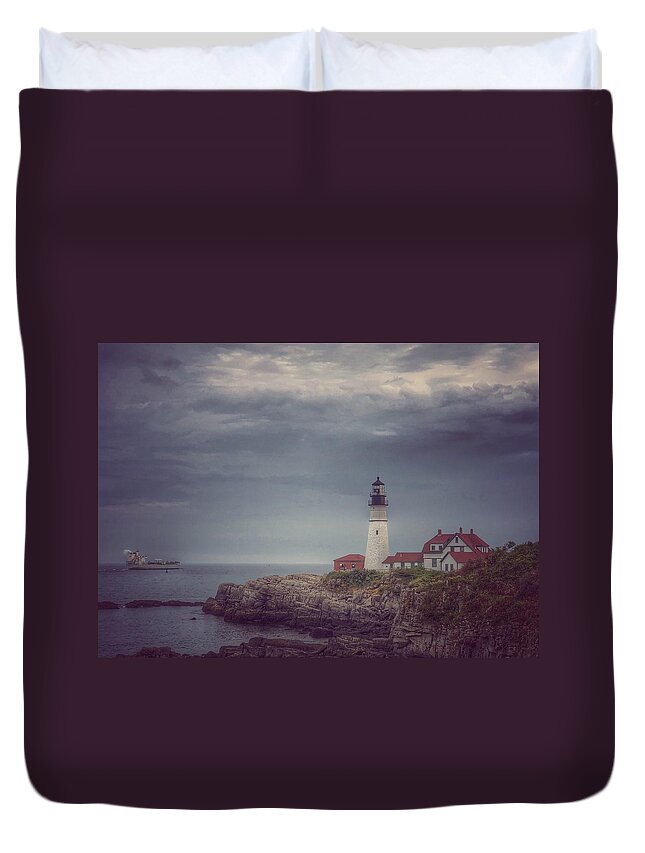  Duvet Cover featuring the photograph Sailor's Friend by Jack Wilson