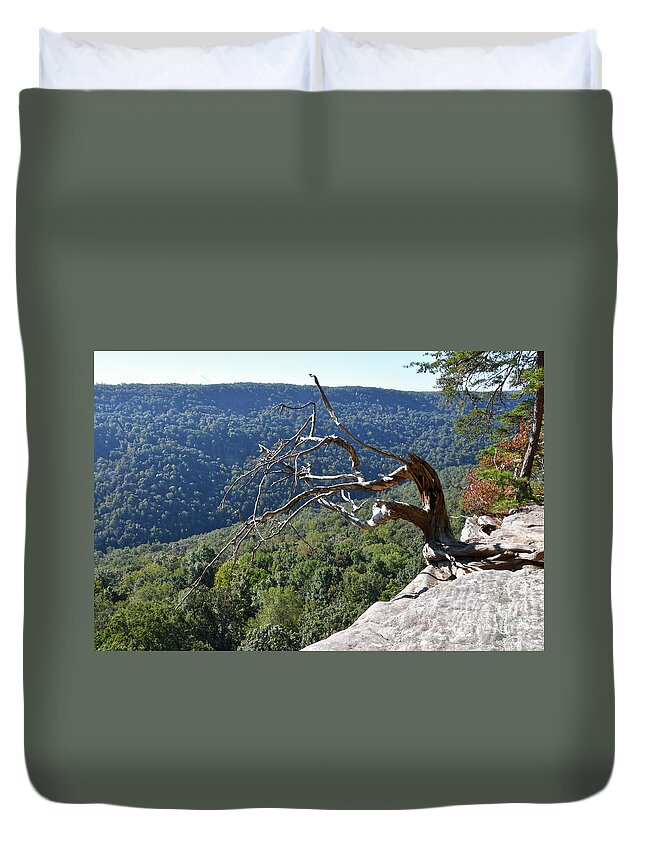 Savage Gulf Duvet Cover featuring the photograph Savage Gulf 15 by Phil Perkins
