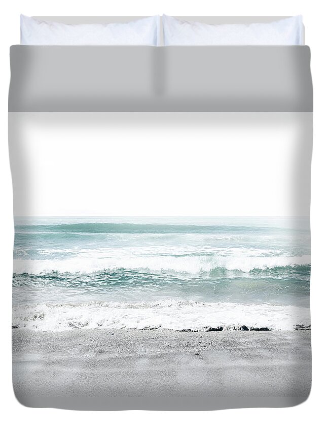 Coast Duvet Cover featuring the photograph Seaside Dream- Beach Art by Linda Woods by Linda Woods