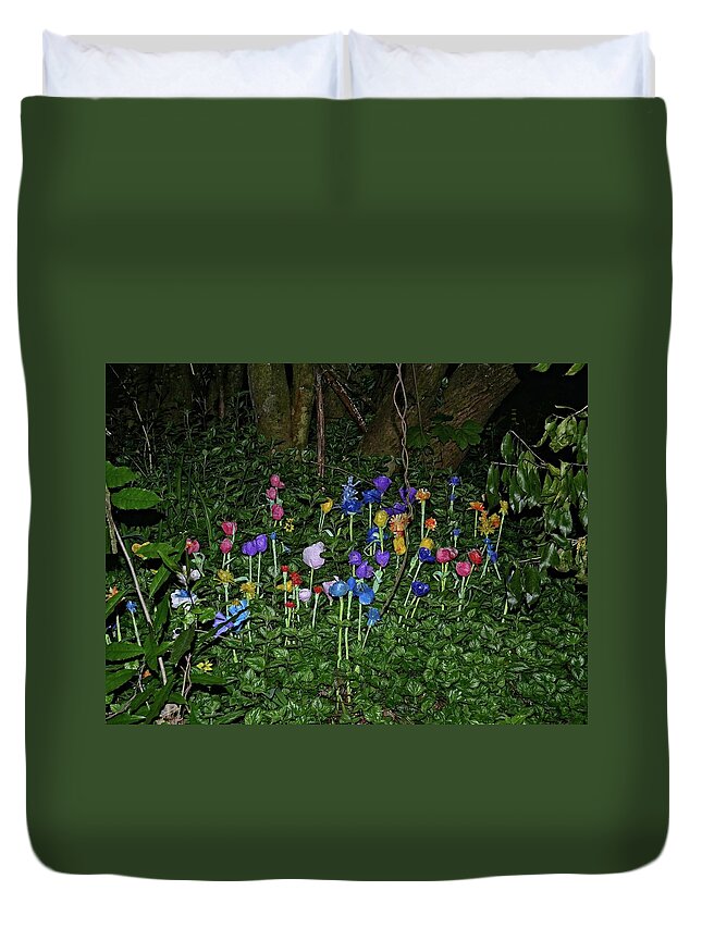 Darkness Duvet Cover featuring the photograph Secret garden by Martin Smith