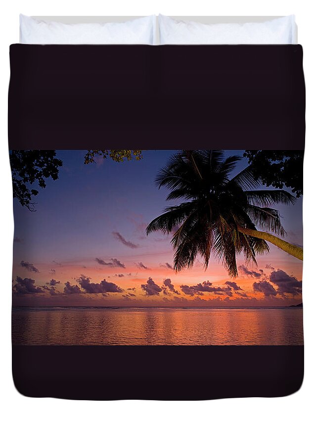 Scenics Duvet Cover featuring the photograph Seychelles, Anse Severe, La Digue by Siegfried Layda
