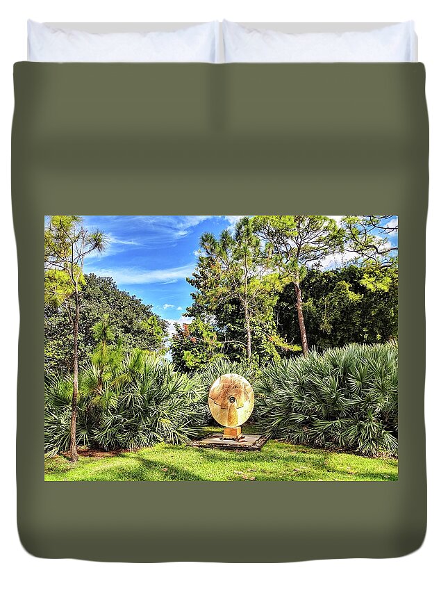 Sunny Duvet Cover featuring the photograph Shine Bright by Portia Olaughlin