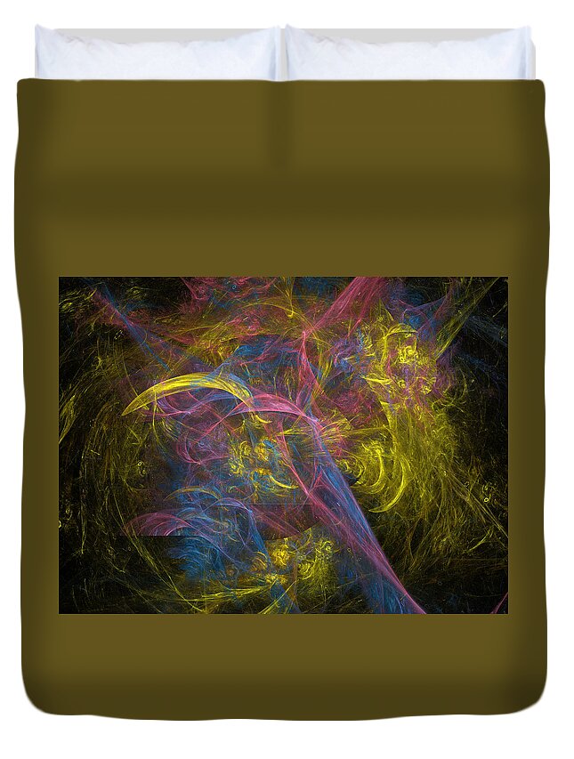 Art Duvet Cover featuring the digital art Similkameen by Jeff Iverson