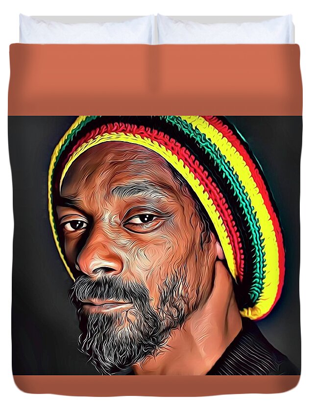 Snoop Dogg Duvet Cover For Sale By Russ Carts