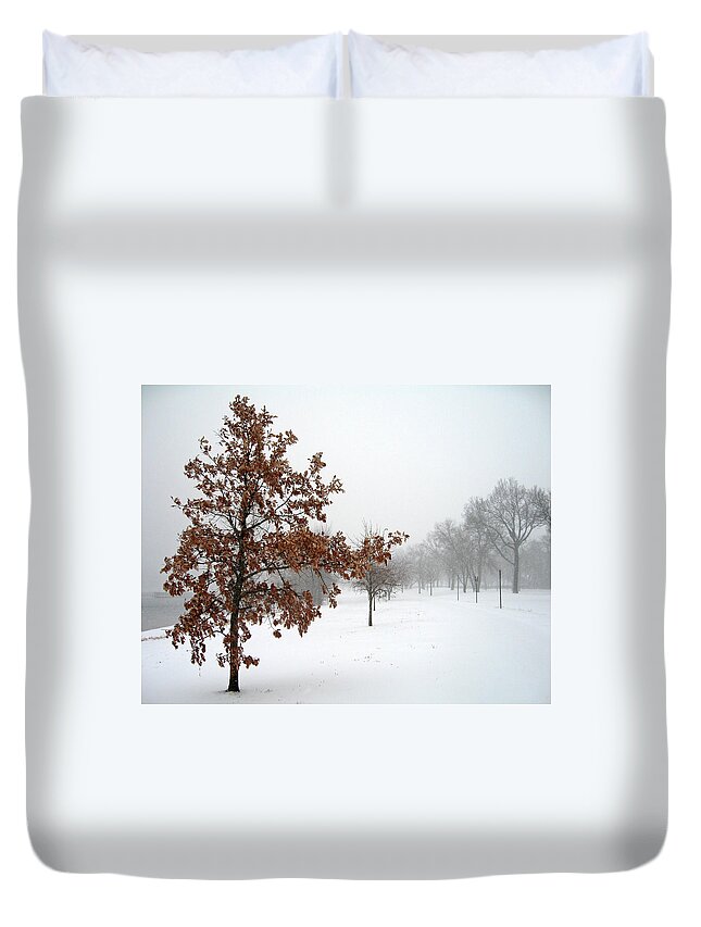 Snow Duvet Cover featuring the photograph Snow Storm by Jason's Travel Photography