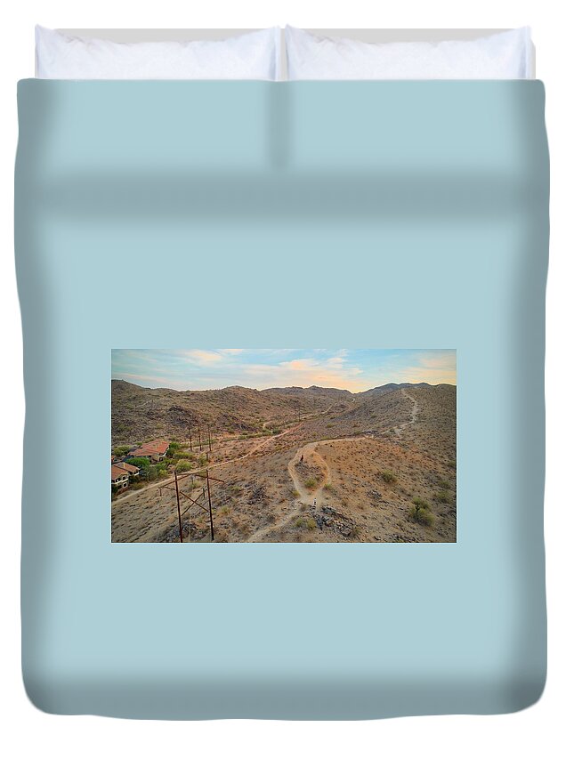 South Mountain Duvet Cover featuring the photograph South Mountain by Anthony Giammarino