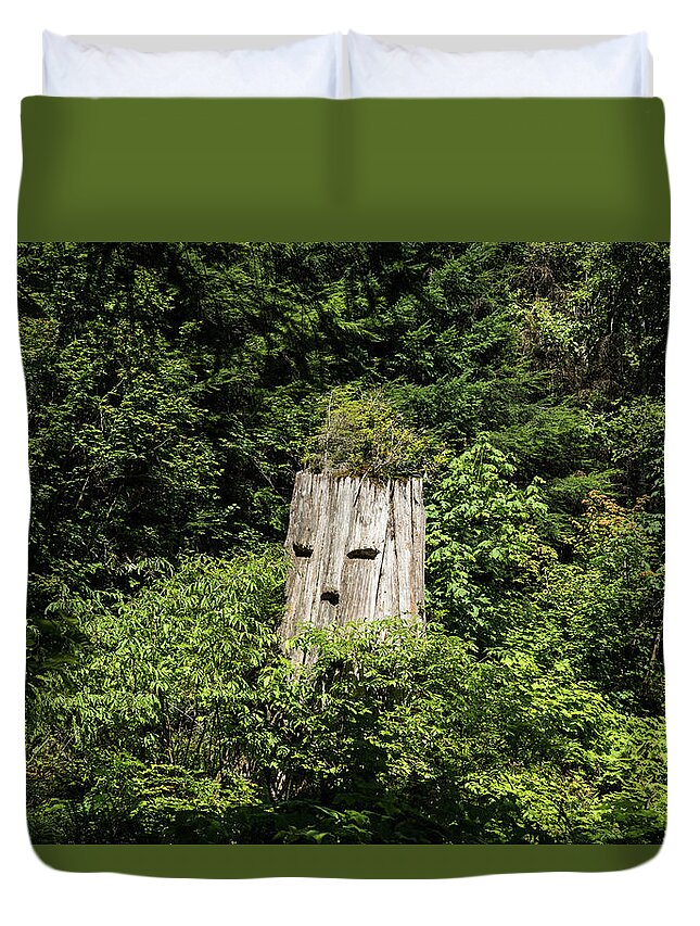 Spirit Of The Forest Duvet Cover featuring the photograph Spirit of the Forest by Tom Cochran