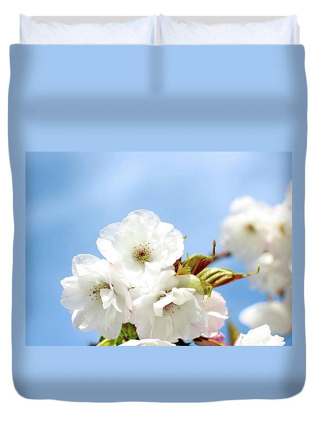 Kent Duvet Cover featuring the photograph Spring Blossom by © S.musgrove