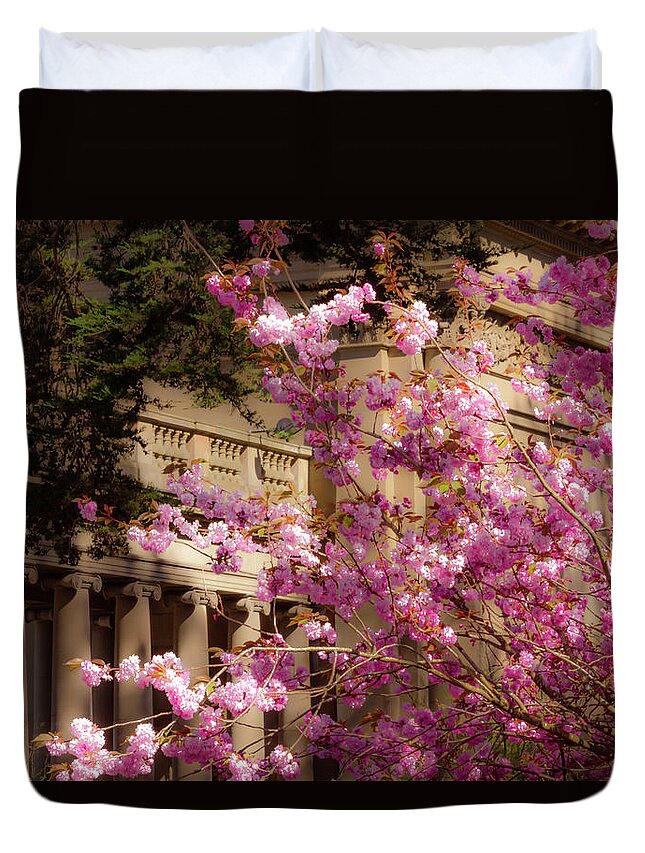 Springtime Memories Duvet Cover featuring the photograph Springtime Memories by Bonnie Follett