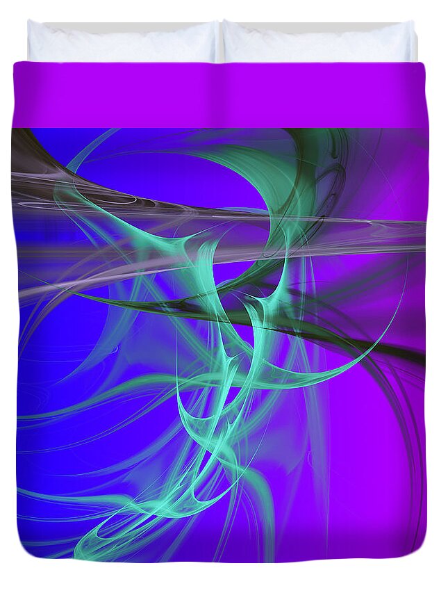 Art Duvet Cover featuring the digital art Stalwarts by Jeff Iverson