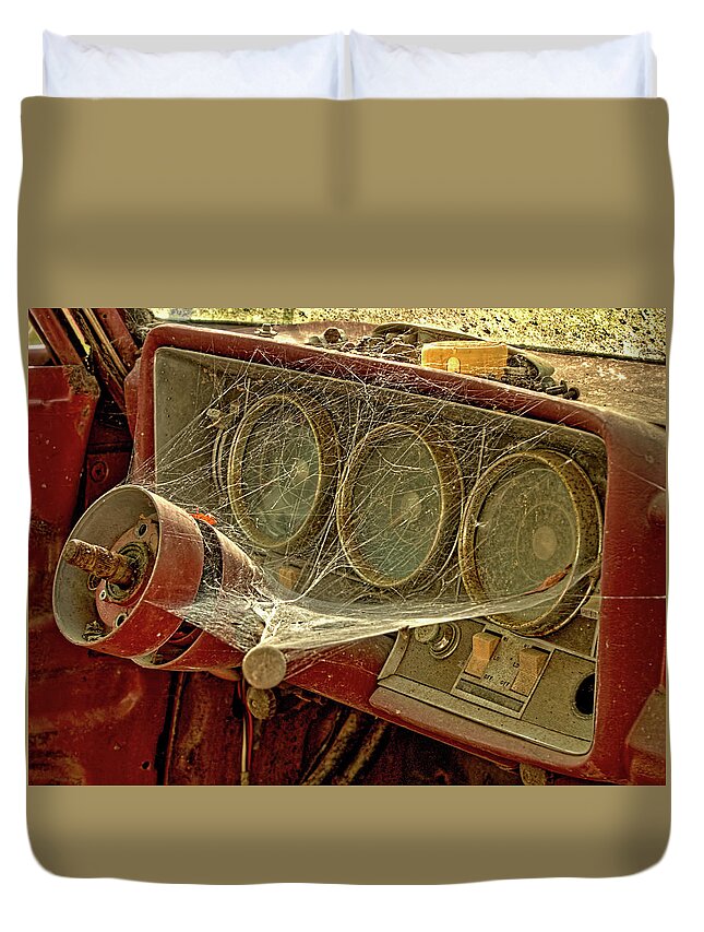 Studebaker Duvet Cover featuring the photograph Studebaker #17 by James Clinich