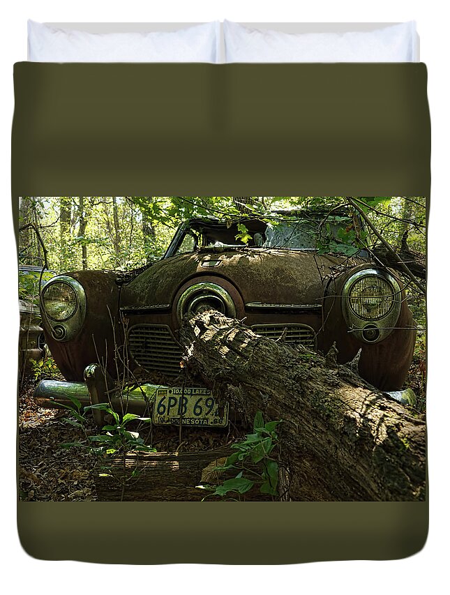 Studebaker Duvet Cover featuring the photograph Studebaker #2 by James Clinich