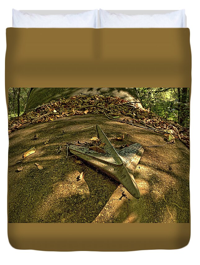 Studebaker Duvet Cover featuring the photograph Studebaker #24 by James Clinich