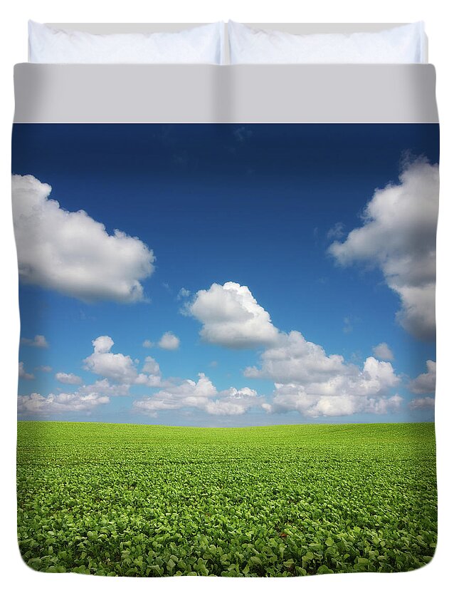 Scenics Duvet Cover featuring the photograph Summer Feelings by Cinoby