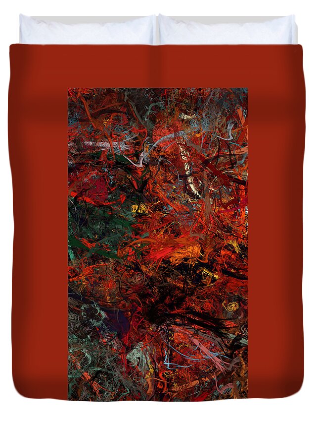 Art Duvet Cover featuring the digital art Summer in Paris by Jeff Iverson