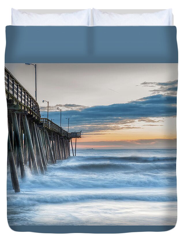 Sunrise Bliss Duvet Cover featuring the photograph Sunrise Bliss by Russell Pugh