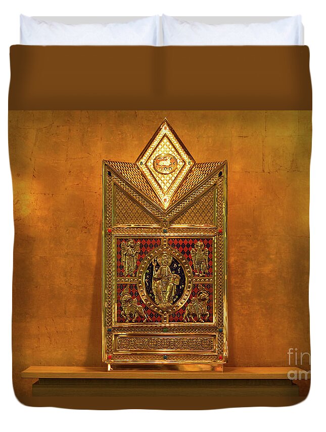 Catholic Duvet Cover featuring the photograph Tabernacle by Rich Collins
