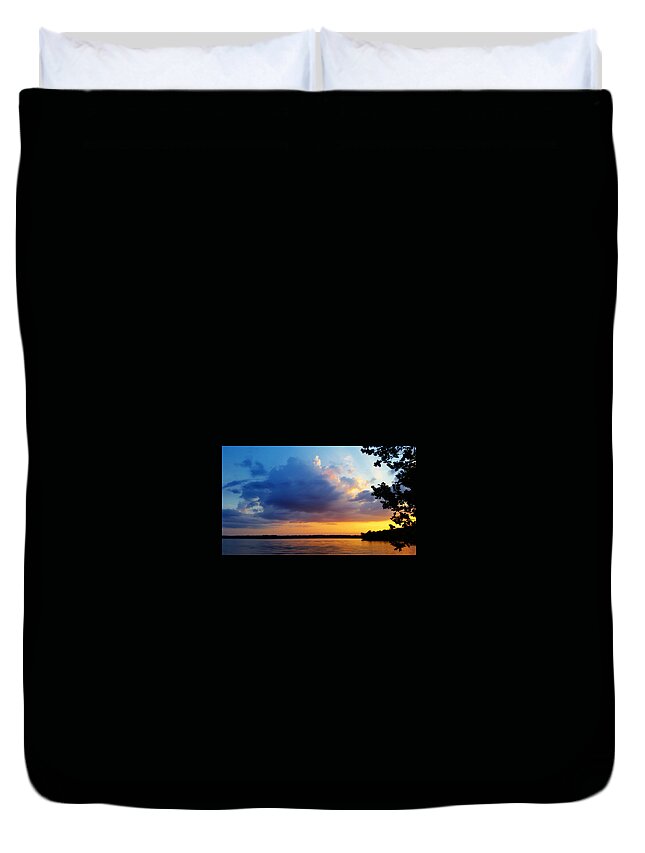 Weather Duvet Cover featuring the photograph Tennessee Summer Sunset by Ally White