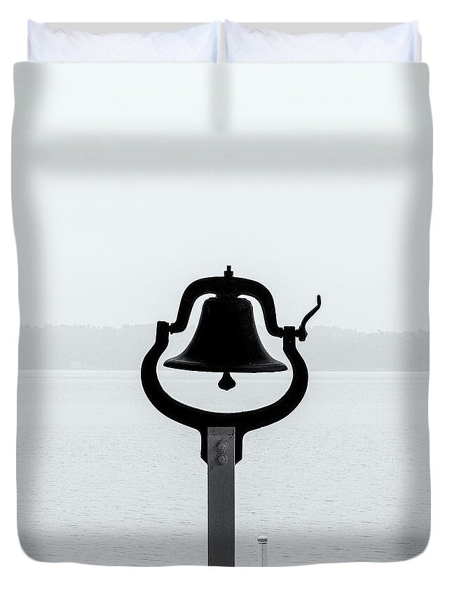 St Lawrence Seaway Duvet Cover featuring the photograph The Bell by Tom Singleton