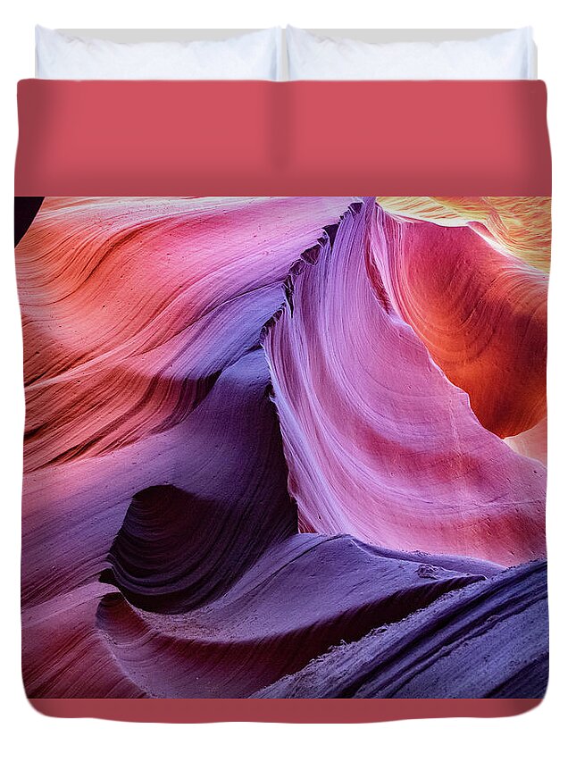 Artistic Duvet Cover featuring the photograph The Earth's Body 3 by Mache Del Campo