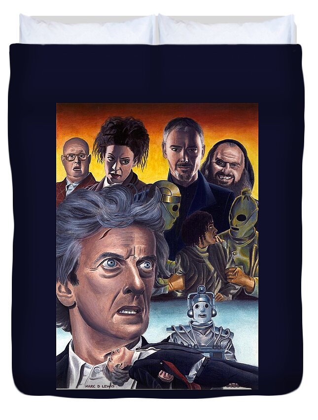 The Doctor Falls Duvet Cover For Sale By Marc D Lewis