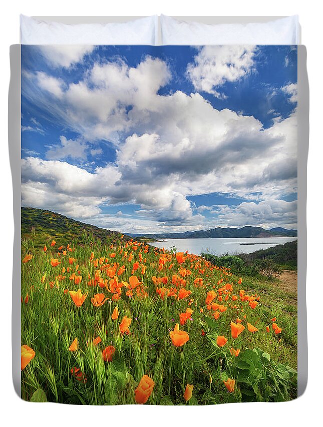 Landscapes Duvet Cover featuring the photograph The Revival by Tassanee Angiolillo