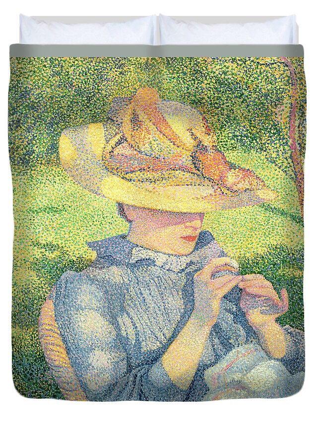 The Straw Hat, 1890 By Theo Van Rysselberghe