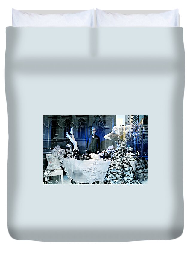 Saks Fifth Avenue Duvet Cover featuring the photograph The Table Spread by Diana Angstadt
