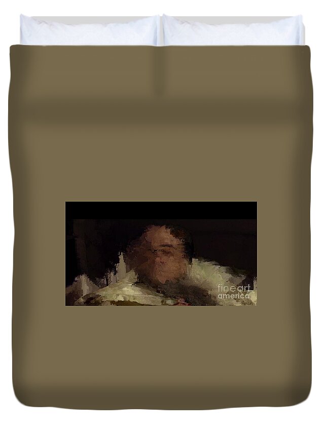Surrealism Duvet Cover featuring the painting To Bed by Matteo TOTARO