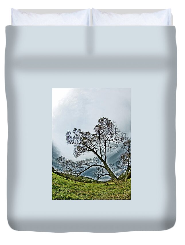 Scenics Duvet Cover featuring the photograph Tomorrow by Harmatoslabu