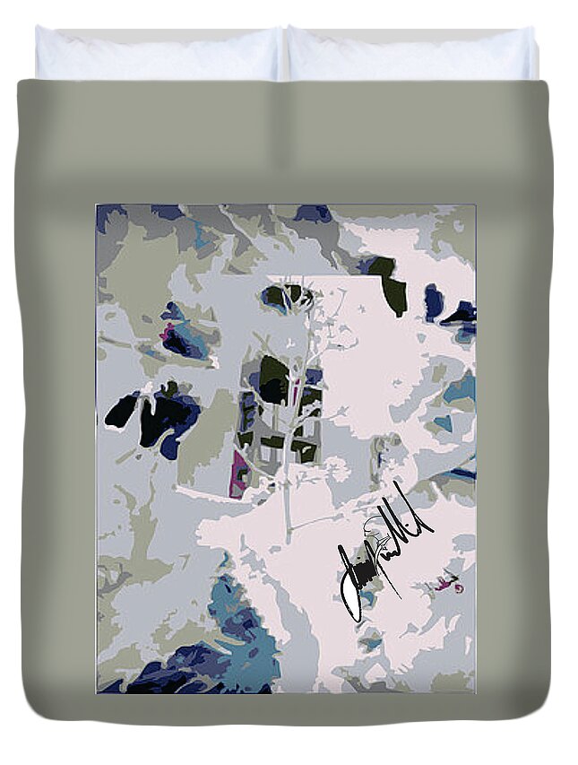  Duvet Cover featuring the digital art Tree by Jimmy Williams