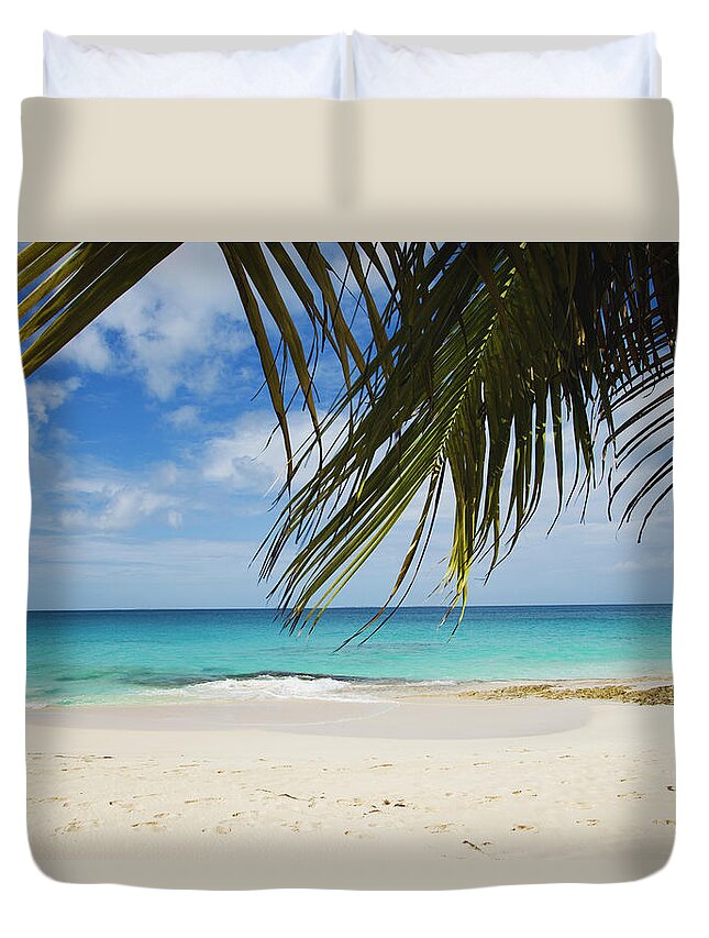 Tranquility Duvet Cover featuring the photograph Turtle Cove Beach by Maremagnum