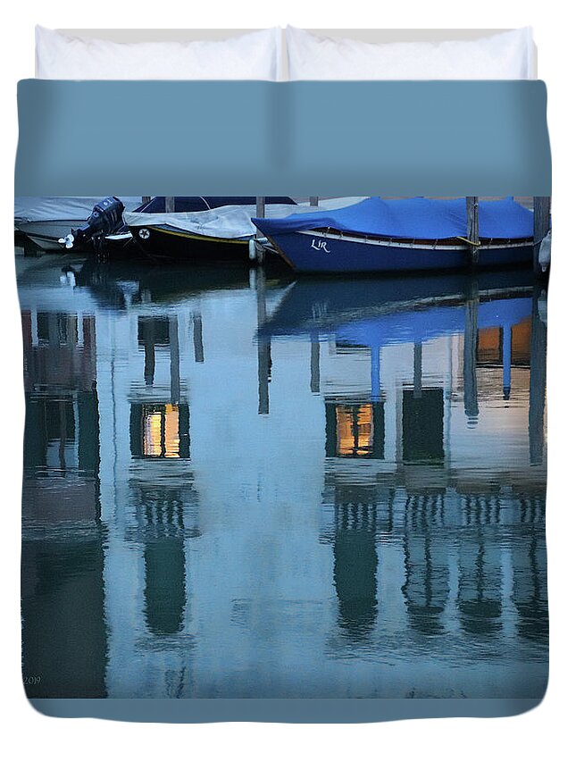 Venice Duvet Cover featuring the photograph Venetian Impressions #2 by Aleksander Rotner