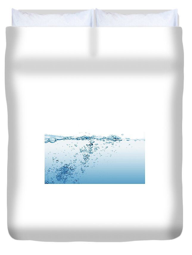 Purity Duvet Cover featuring the photograph Water 6 by Guarosh