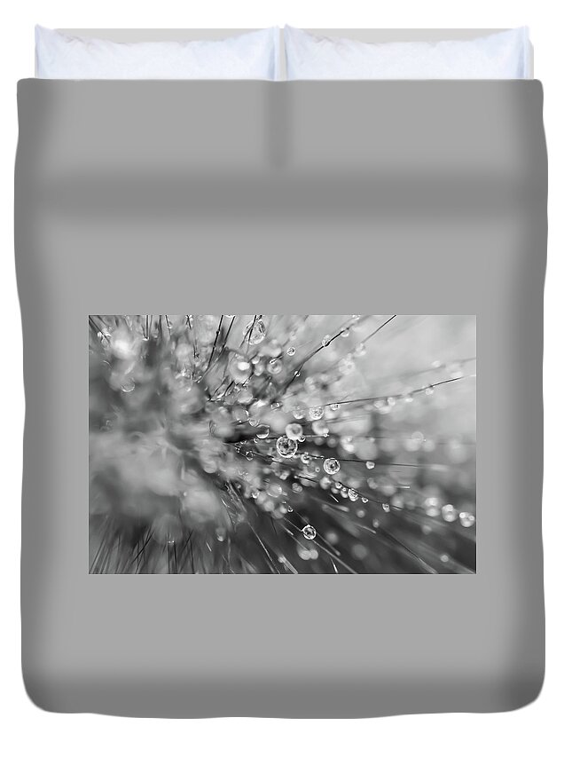 Black Duvet Cover featuring the photograph Water Reflections 9751 by Gordon Sarti