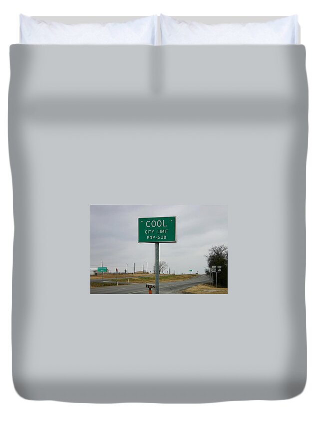 Cool Attitude Duvet Cover featuring the photograph Welcome To Cool by Escaflowne
