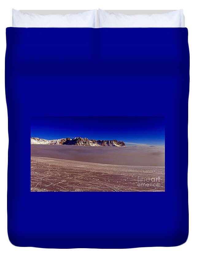 Mountains Duvet Cover featuring the photograph Wilder Kaiser by Thomas Schroeder