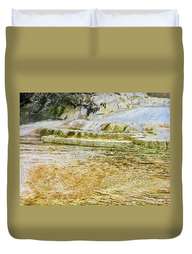 National Parks And Monuments Duvet Cover featuring the photograph Yellowstone 4 by Segura Shaw Photography