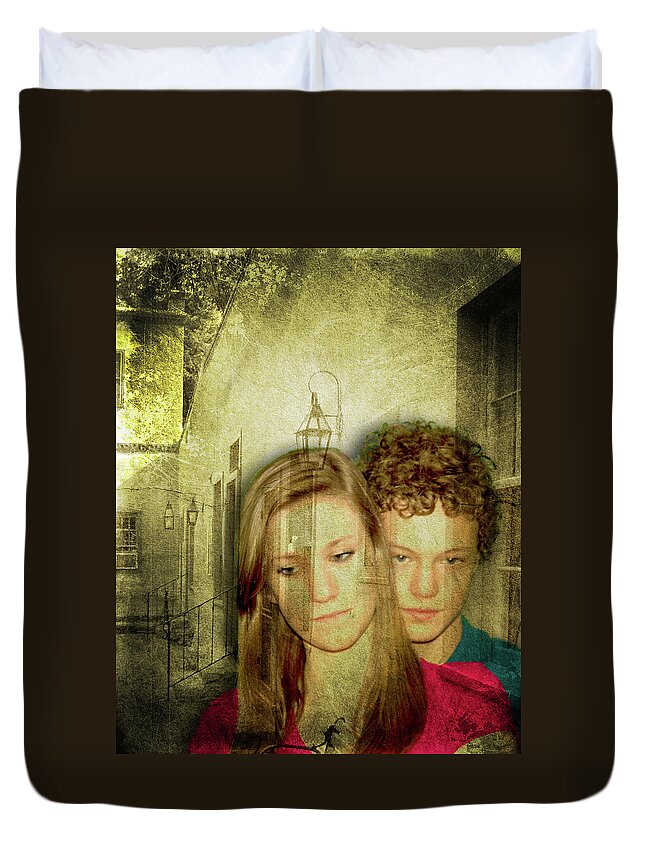 Young Duvet Cover featuring the photograph Young Love by Daniel Martin