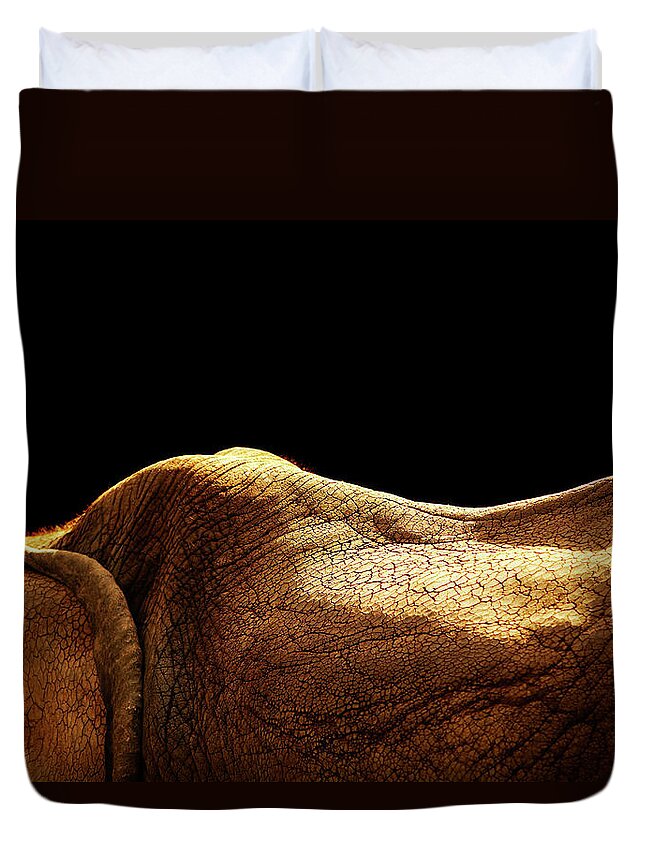Animal Skin Duvet Cover featuring the photograph Zoo Animals by Thomas Northcut
