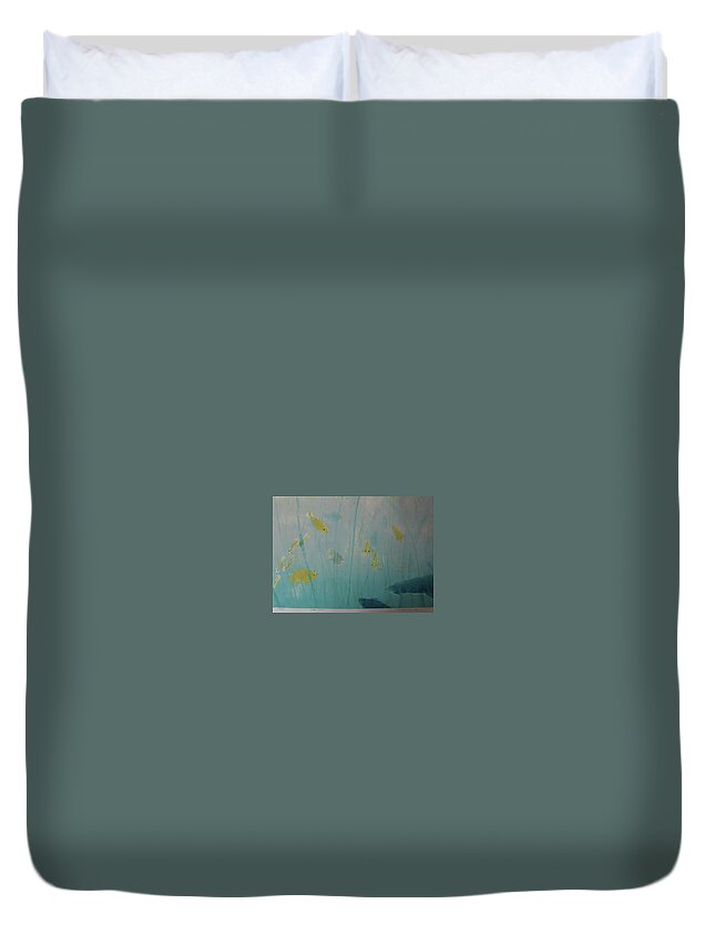  Duvet Cover featuring the digital art 4 #1 by Cindy Greenstein