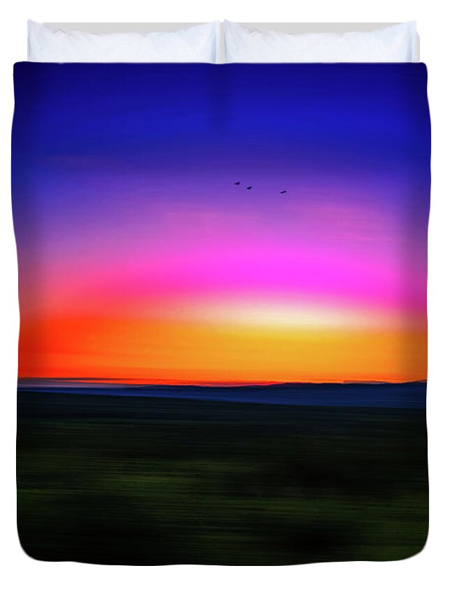 2020 Duvet Cover featuring the photograph Appalachian Sunset #1 by Stef Ko