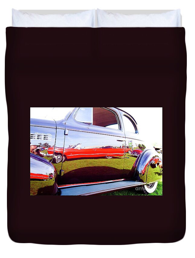 Car Duvet Cover featuring the photograph Automotive Reflections #1 by Rich S